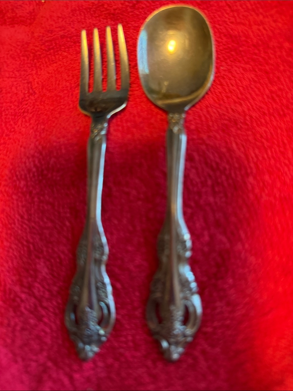 Vintage Child’s Spoon and Fork set